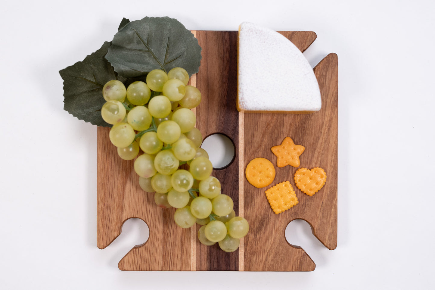 WGH4-3 - Tri-Colored Wine Glass Hanger (4)