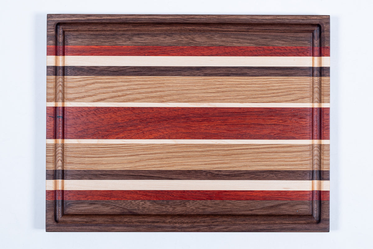 CB29 - Multi-Colored Face Grain Cutting Board