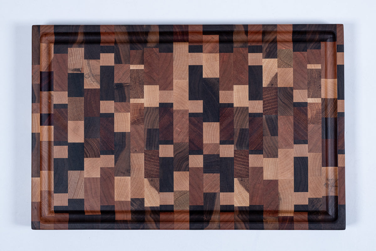 CBENG6 - Multi-Colored End Grain Cutting Board