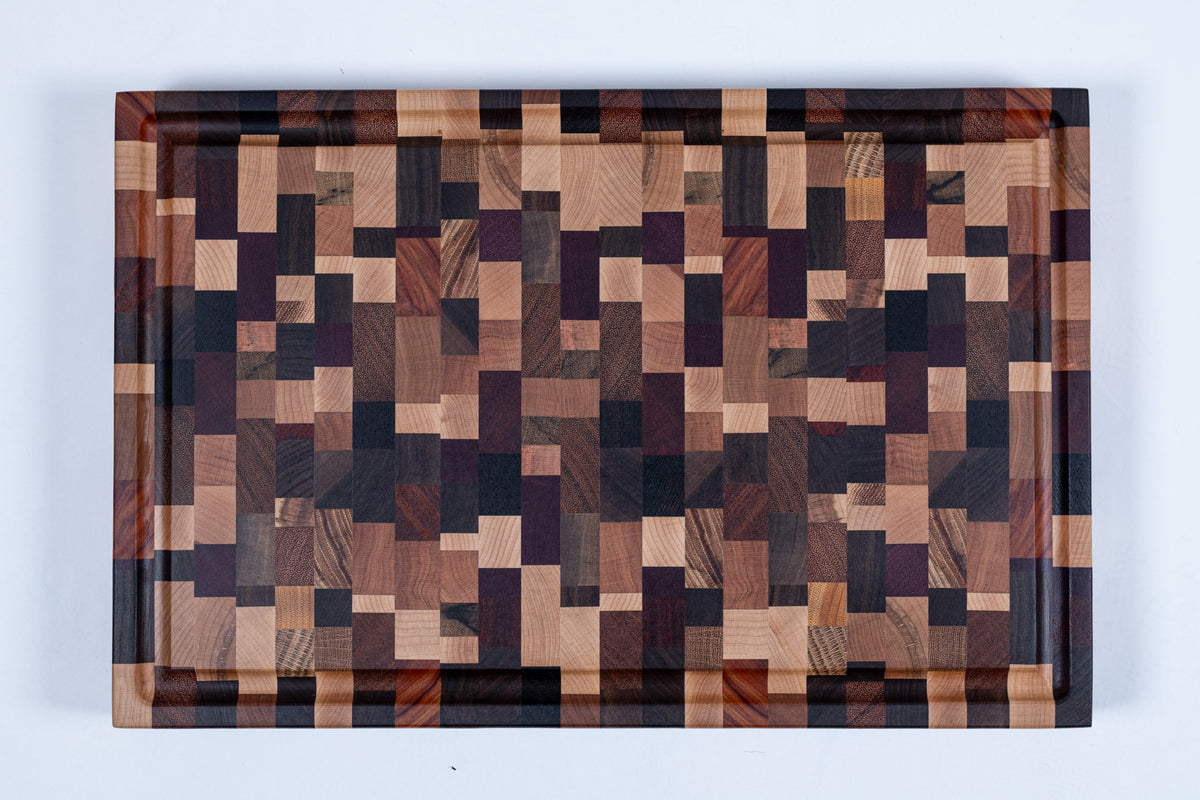 CBENG5 - Multi-Colored End Grain Cutting Board