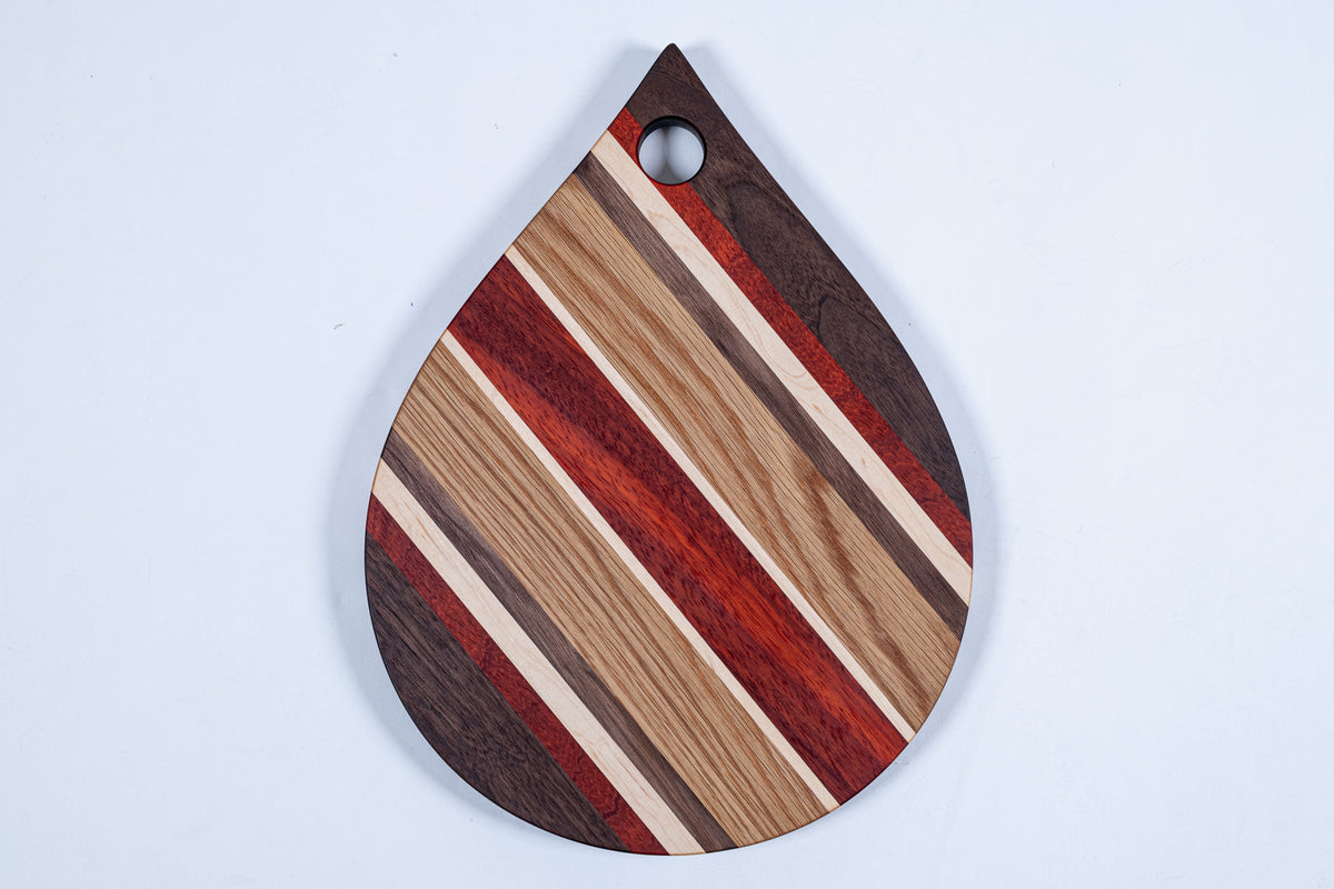 CHTD5 - Multi-Colored Teardrop Charcuterie Board
