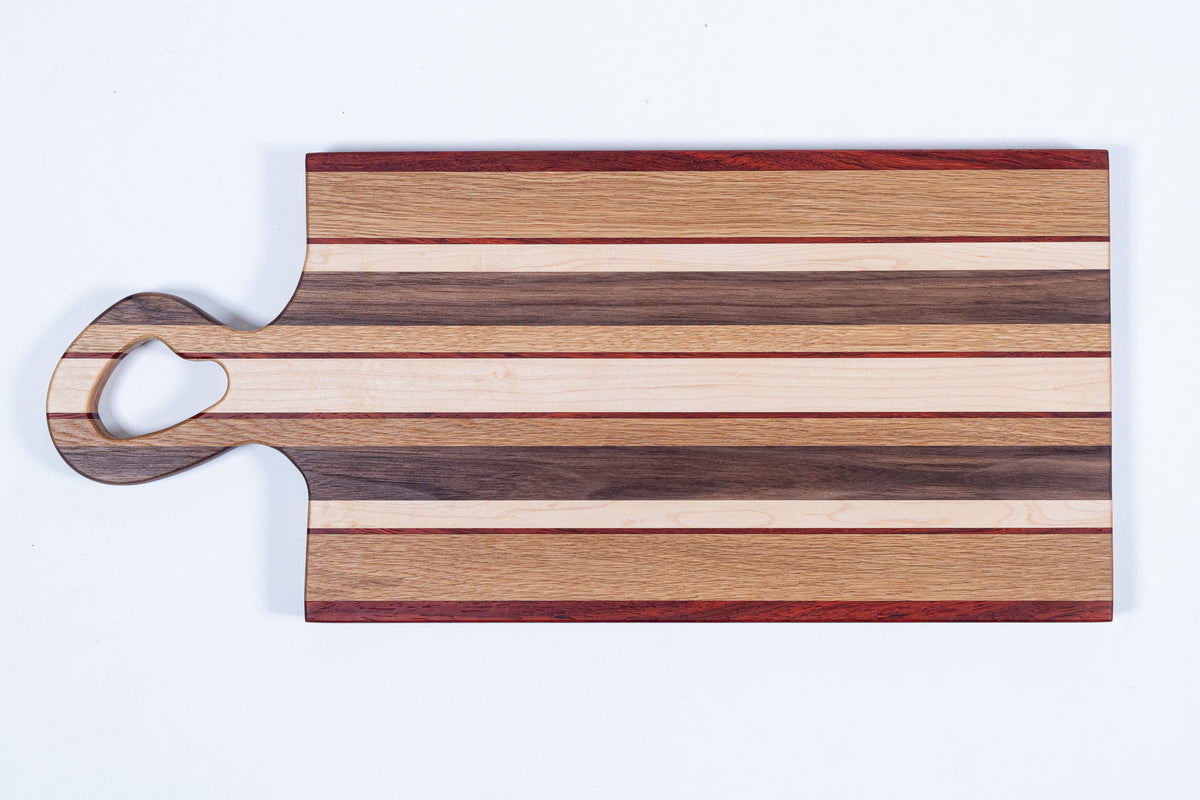 CHSB24 - Multi-Colored Charcuterie Board with Handle