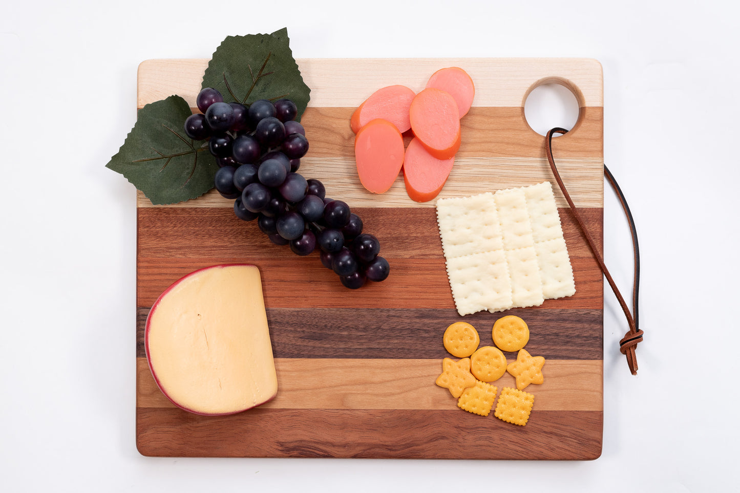 CHSB1 - Multi-Colored Edge Grain Charcuterie/Serving Board