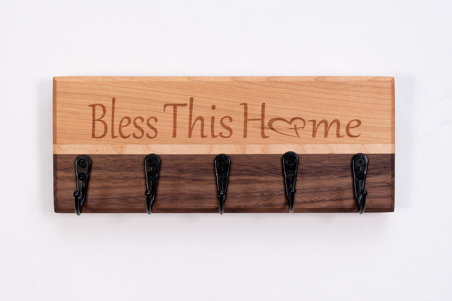 WKH2 - Tri-Colored Key Holders - Bless This Home