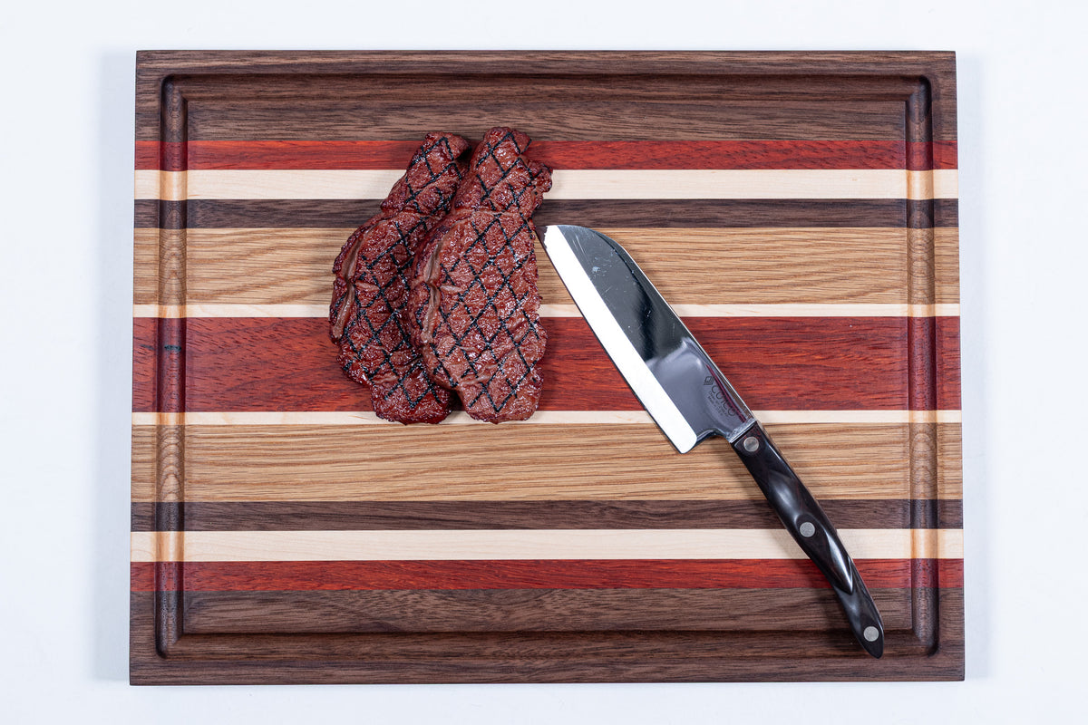 CB29 - Multi-Colored Face Grain Cutting Board