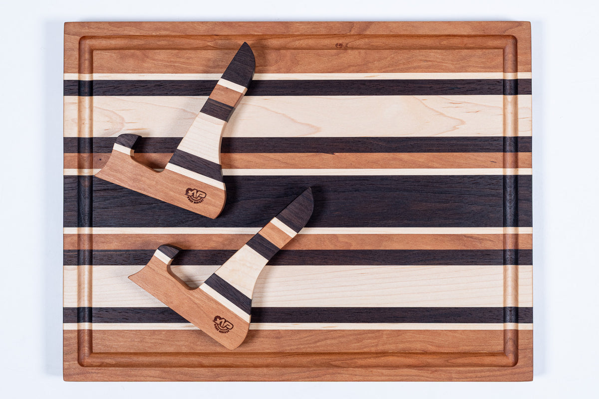 CB32 - Multi-Colored Cuttingboard with Stands