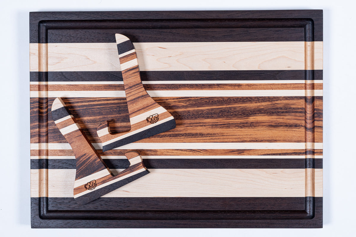 CB34 - Multi-Colored Cutting Board with Stands