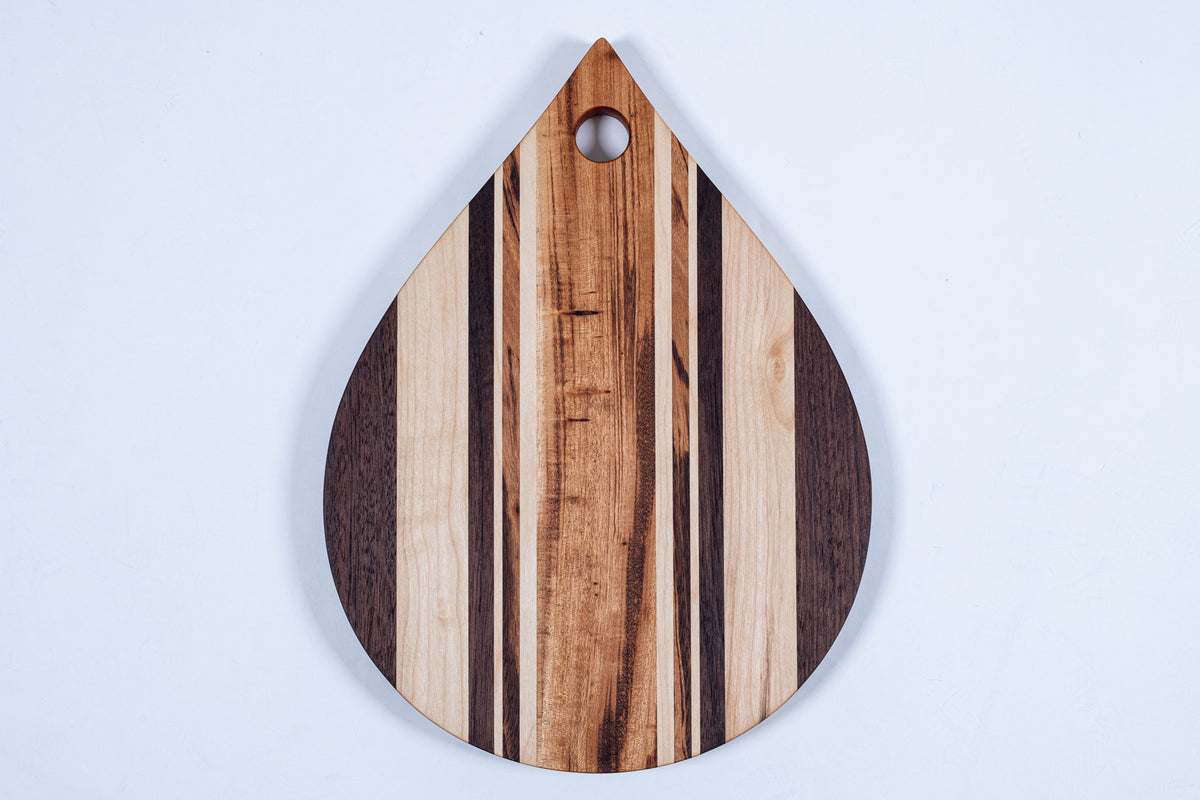CHTD4 - Multi-Colored Teardrop Charcuterie Board