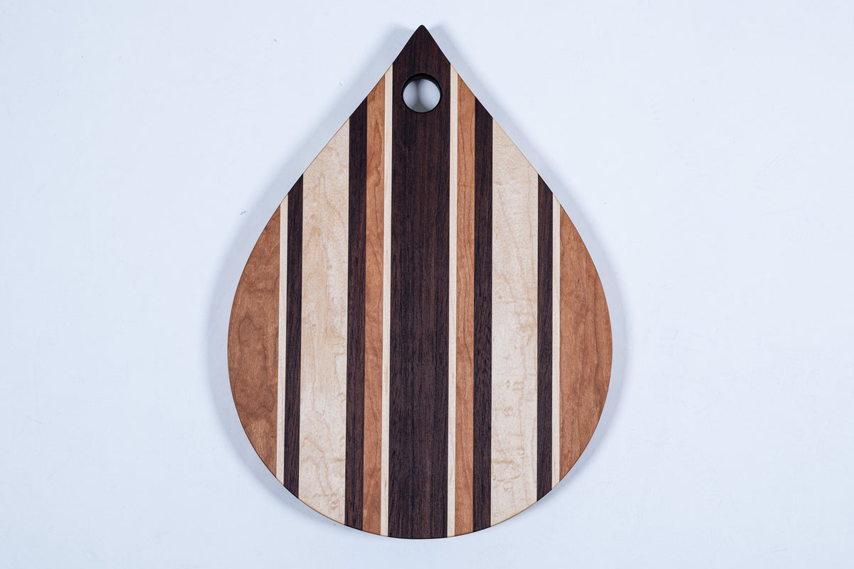 CHTD7 - Multi-Colored Teardrop Charcuterie Board