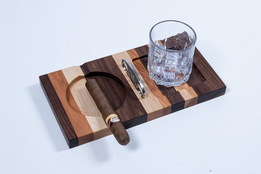 WCAT2 - Multi-Colored Whiskey & Cigar Ashtray